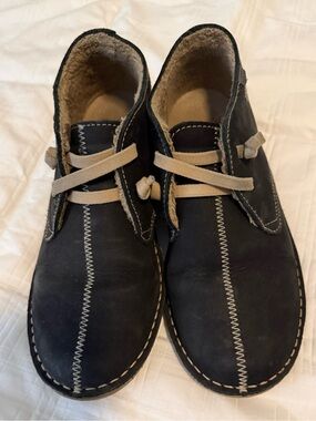 OnFoot Spain Ultraflex Leather Suede Center Seam Chukka Sneaker Shoes 37